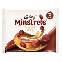 Galaxy MINSTRELS - MULTI - 3 PACK (3x42g) - Best Before: 22.03.26 Galaxy MINSTRELS - MULTI - 3 PACK (3x42g) - Best Before: 22.03.26